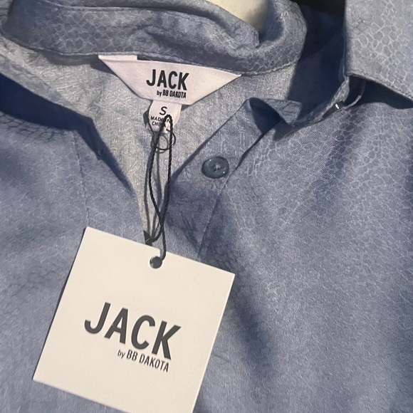 Jack by BB Dakota Blouse blue sz small newt - Picture 5 of 6